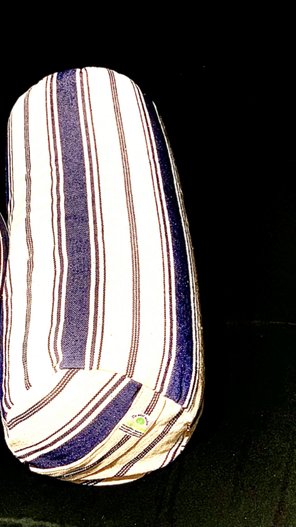 Bolster "Maritime" blue white striped
