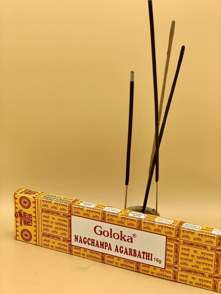  Goloka Nag Champa Incense Sticks 16 gram box