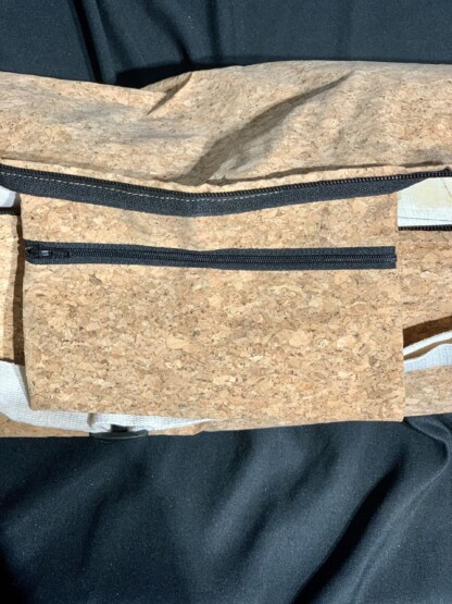 Bag for yoga mat made of cork